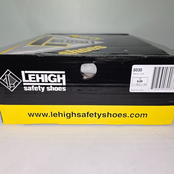 Lehigh Safety Steel Toe Work Boots 5030; Men's 9.5D, Tan, New in Box - Picture 10 of 10